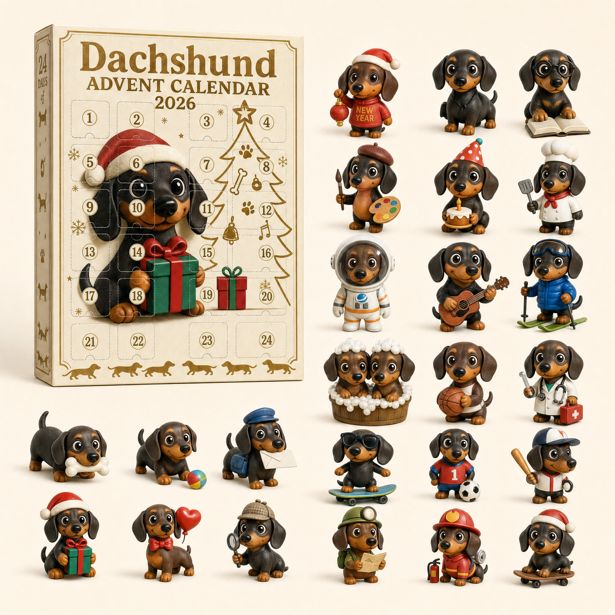 GBadvents™ - Dachshund Advent Calendars